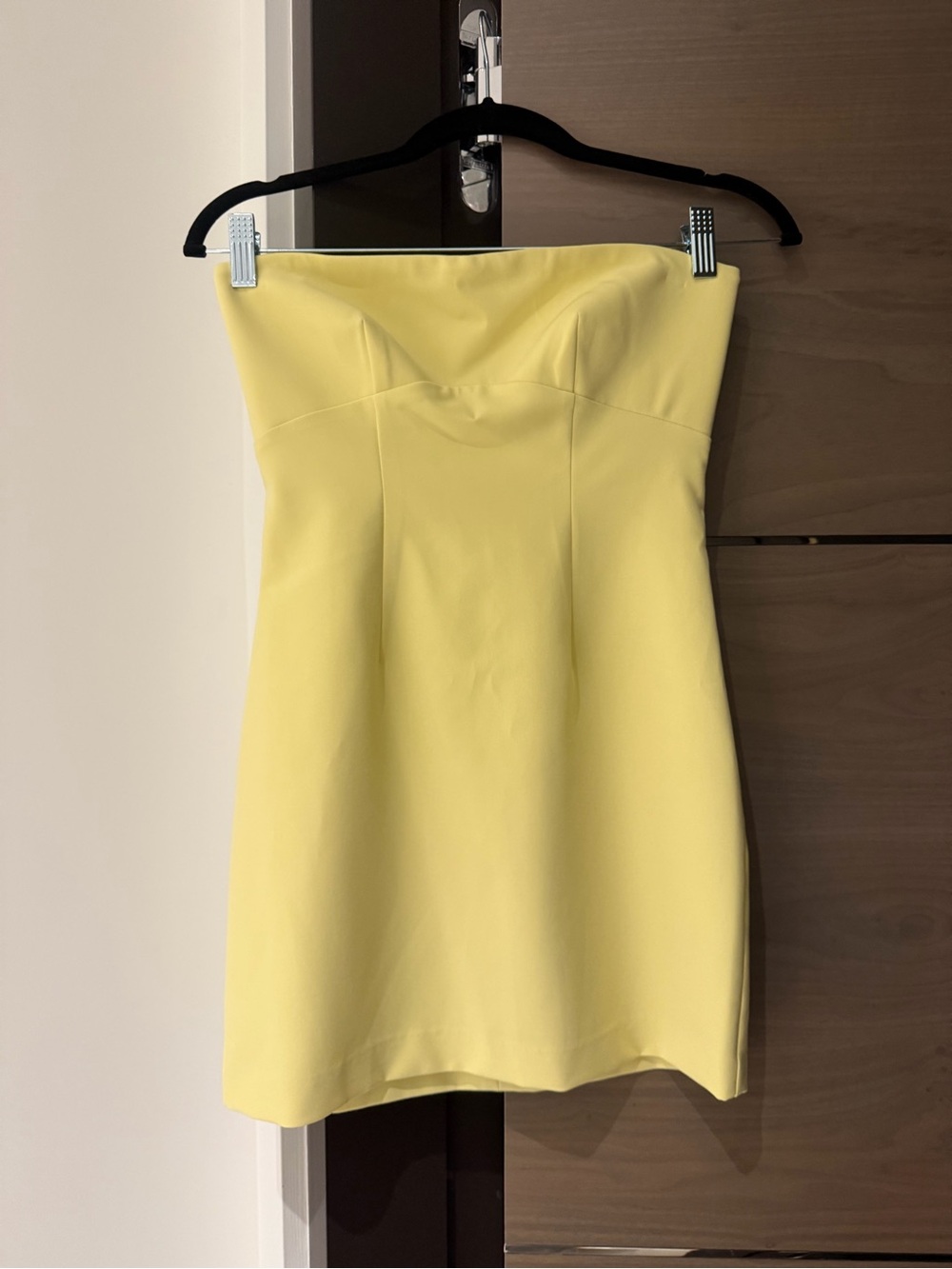 NWT Lovers + Friends Strapless Lemon Mini Dress